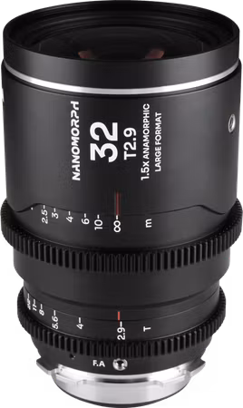 Laowa Nanomorph LF 32mm T2.9 1.5X (Silver) - Arri PL/Canon EF