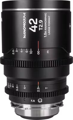 Laowa Nanomorph LF 42mm T2.9 1.5X (Silver) - Arri PL/Canon EF