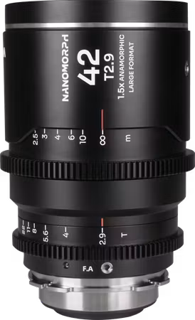 Laowa Nanomorph LF 42mm T2.9 1.5X (Silver) - Arri PL/Canon EF