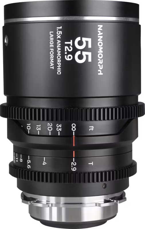 Laowa Nanomorph LF 55mm T2.9 1.5X (Silver) - Arri PL/Canon EF