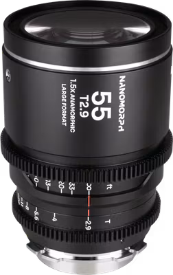Laowa Nanomorph LF 55mm T2.9 1.5X (Silver) - Arri PL/Canon EF