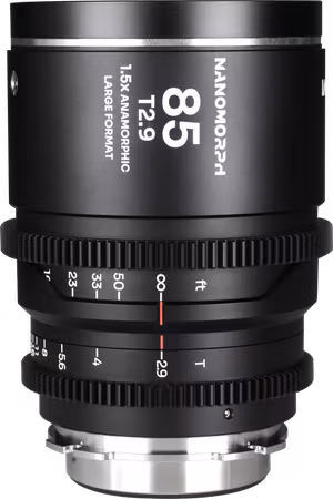 Laowa Nanomorph LF 85mm T2.9 1.5X (Silver) - Arri PL/Canon EF