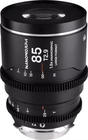 Laowa Nanomorph LF 85mm T2.9 1.5X (Silver) - Arri PL/Canon EF
