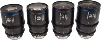Laowa Nanomorph LF Prime 4-Lens Bundle  (32+42+55+85mm) Blue - Arri PL/ Canon EF