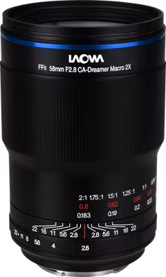 Laowa 58mm f/2.8 2X Ultra Macro APO - Sony FE