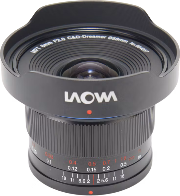 Laowa 6mm f/2 Zero-D MFT Lens