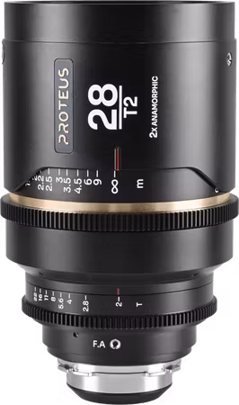 Laowa Proteus 2X Anamorphic 28mm T2 - Amber - Arri PL/Canon EF