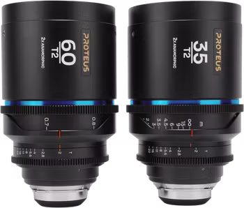 Laowa Proteus 2X Anamorphic 2-Lens Bundle Set A (35mm, 60mm) - Blue - Arri PL/Canon EF