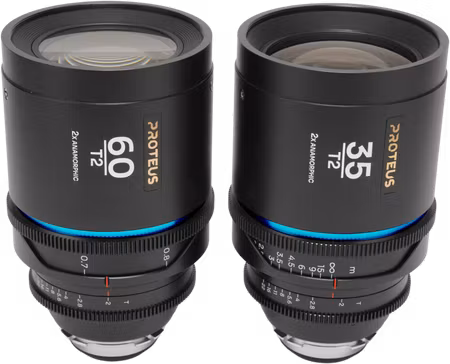 Laowa Proteus 2X Anamorphic 2-Lens Bundle Set A (35mm, 60mm) - Blue - Arri PL/Canon EF