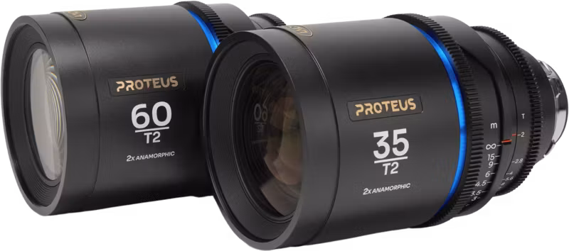 Laowa Proteus 2X Anamorphic 2-Lens Bundle Set A (35mm, 60mm) - Blue - Arri PL/Canon EF