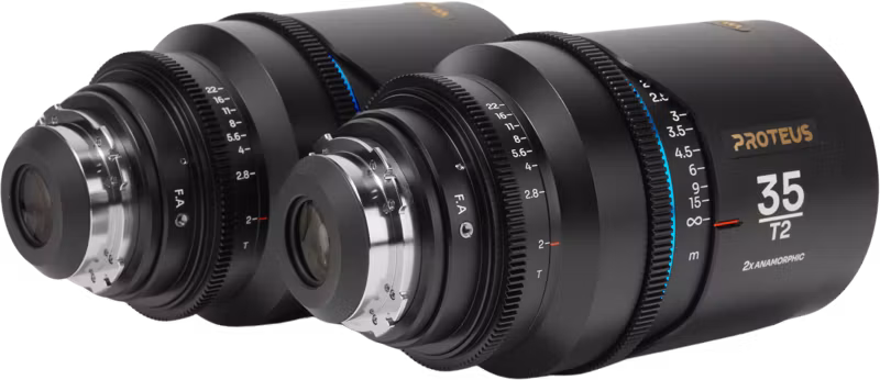 Laowa Proteus 2X Anamorphic 2-Lens Bundle Set A (35mm, 60mm) - Blue - Arri PL/Canon EF