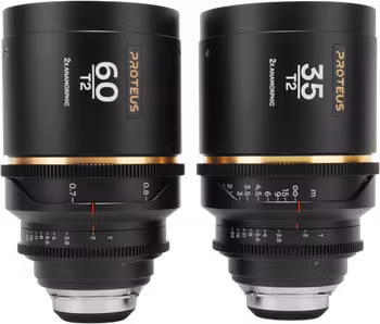 Laowa Proteus 2X Anamorphic 2-Lens Bundle Set A (35mm, 60mm) - Amber - Arri PL/Canon EF