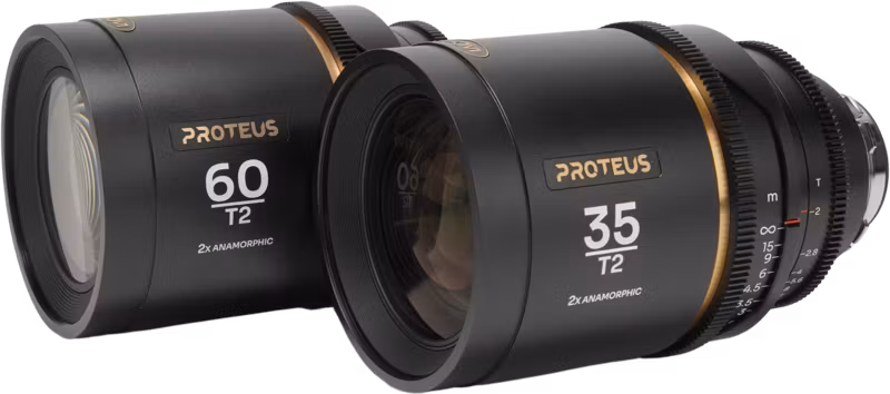 Laowa Proteus 2X Anamorphic 2-Lens Bundle Set A (35mm, 60mm) - Amber - Arri PL/Canon EF