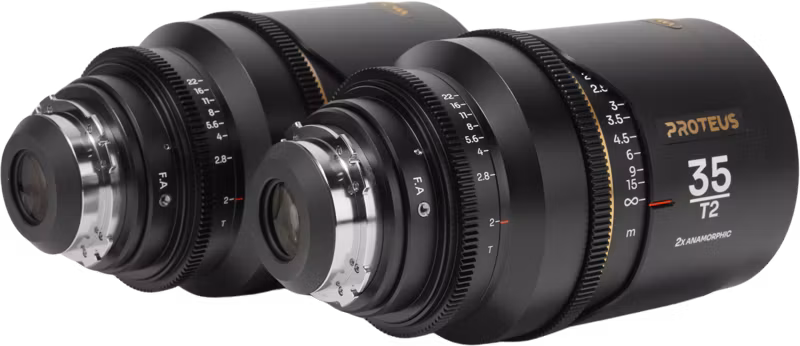 Laowa Proteus 2X Anamorphic 2-Lens Bundle Set A (35mm, 60mm) - Amber - Arri PL/Canon EF