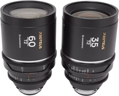 Laowa Proteus 2X Anamorphic 2-Lens Bundle Set A (35mm, 60mm) - Silver - Arri PL/Canon EF