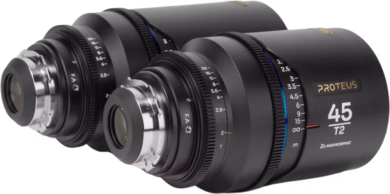 Laowa Proteus 2X Anamorphic 2-Lens Bundle Set B (45mm, 85mm) - Blue - Arri PL/Canon EF