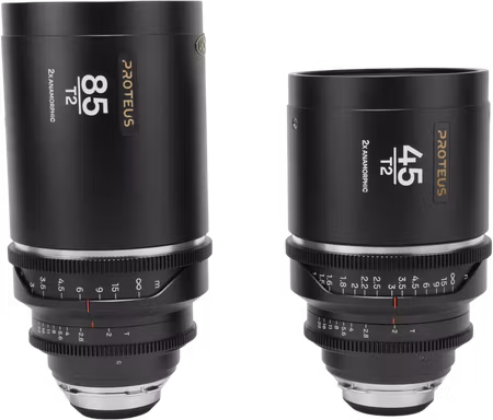 Laowa Proteus 2X Anamorphic 2-Lens Bundle Set B (45mm, 85mm) - Silver - Arri PL/Canon EF