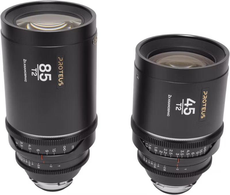 Laowa Proteus 2X Anamorphic 2-Lens Bundle Set B (45mm, 85mm) - Silver - Arri PL/Canon EF