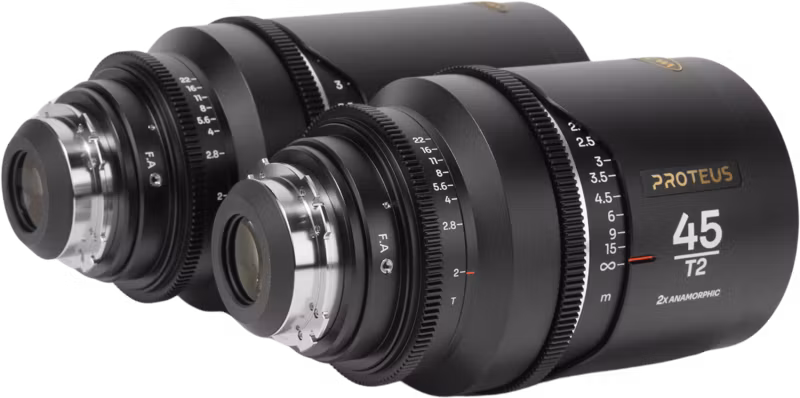 Laowa Proteus 2X Anamorphic 2-Lens Bundle Set B (45mm, 85mm) - Silver - Arri PL/Canon EF