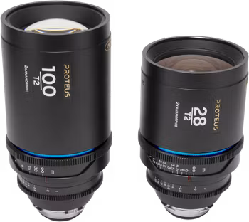 Laowa Proteus 2X Anamorphic 2-Lens Bundle Set C (28mm, 100mm) - Blue - Arri PL/Canon EF