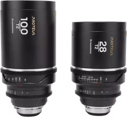 Laowa Proteus 2X Anamorphic 2-Lens Bundle Set C (28mm, 100mm) - Silver - Arri PL/Canon EF