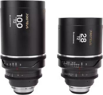 Laowa Proteus 2X Anamorphic 2-Lens Bundle Set C (28mm, 100mm) - Silver - Arri PL/Canon EF