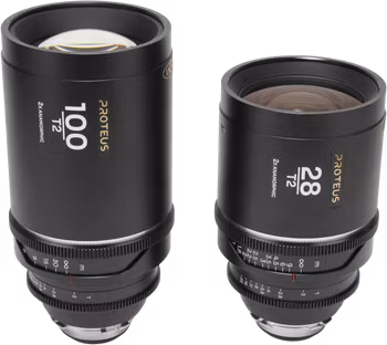 Laowa Proteus 2X Anamorphic 2-Lens Bundle Set C (28mm, 100mm) - Silver - Arri PL/Canon EF