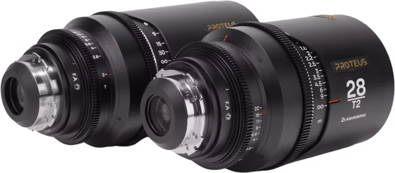 Laowa Proteus 2X Anamorphic 2-Lens Bundle Set C (28mm, 100mm) - Silver - Arri PL/Canon EF