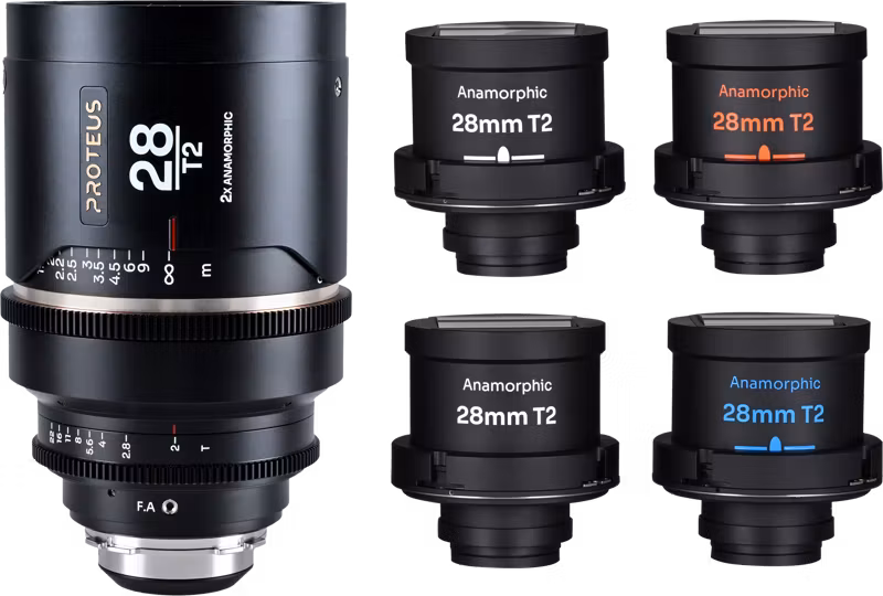 Laowa Proteus Flex 2X Anamorphic 28mm T2-Arri PL/Canon EF