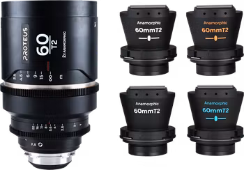 Laowa Proteus Flex 2X Anamorphic 60mm T2-Arri PL/Canon EF