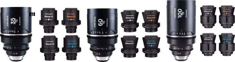 Laowa Proteus Flex 2X Anamorphic 3-Lens Bundle Set B (35mm, 60mm, 100mm)-Arri PL/Canon EF