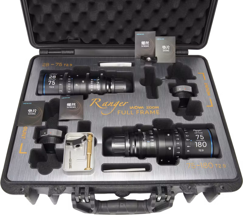 Laowa Ranger FF (28-75mm, 75-180mm) Cine Lens 2-Lens Bundle - Arri PL/Canon EF