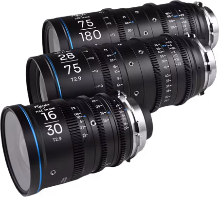 Laowa Ranger FF (16-30mm,28-75mm, 75-180mm) Cine Lens 3-Lens Bundle - Arri PL/Canon EF