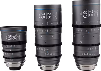 Laowa Ranger FF Lite (16-30mm,28-75mm, 75-180mm) Cine Lens 3-Lens Bundle - Arri PL/Canon EF