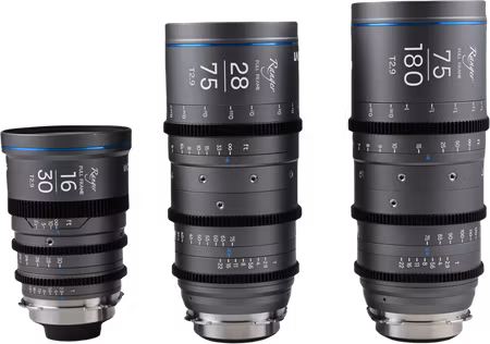 Laowa Ranger FF Lite (16-30mm,28-75mm, 75-180mm) Cine Lens 3-Lens Bundle - Arri PL/Canon EF
