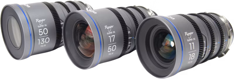 Laowa Ranger S35 Lite (11-18mm, 17-50mm, 50-130mm)  Cine Lens - 3 Lens Bundle - Arri PL