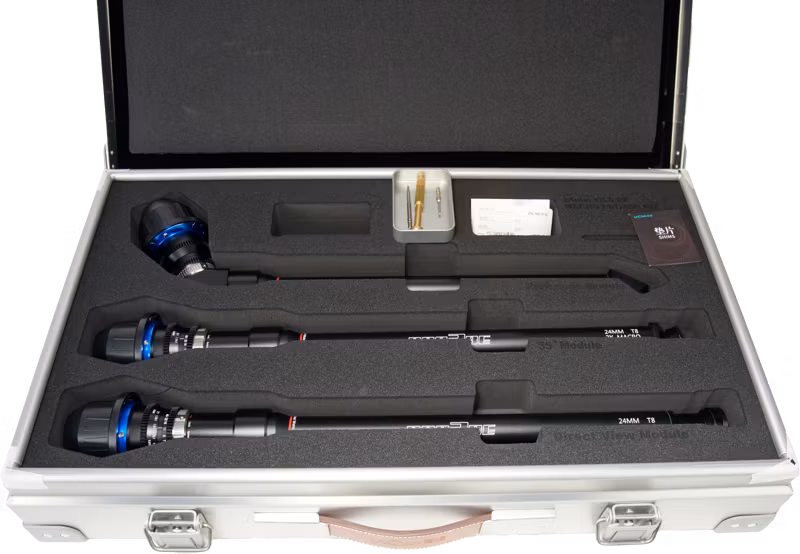 Laowa Pro2be 24mm T8 2X Probe Lens Set (Direct, 35° & Periscope Module) - (Cine) PL