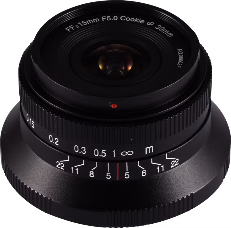Laowa 15mm f/5 Cookie FF (Auto Aperture - Black) - Sony FE