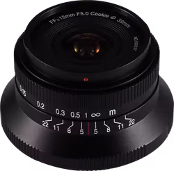 Laowa 15mm f/5 Cookie FF (Auto Aperture - Black) - Sony FE