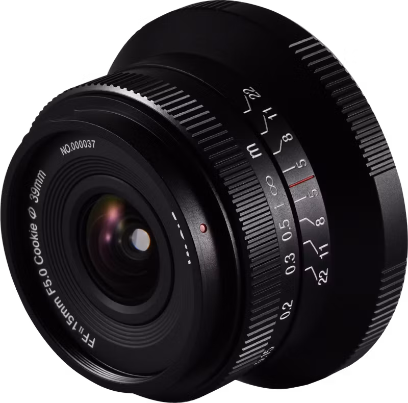 Laowa 15mm f/5 Cookie FF (Auto Aperture - Black) - Sony FE