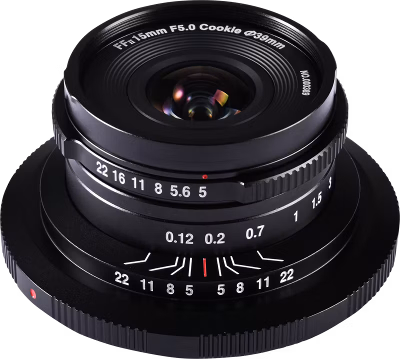 Laowa 15mm f/5 Cookie FF (Black) - Canon RF