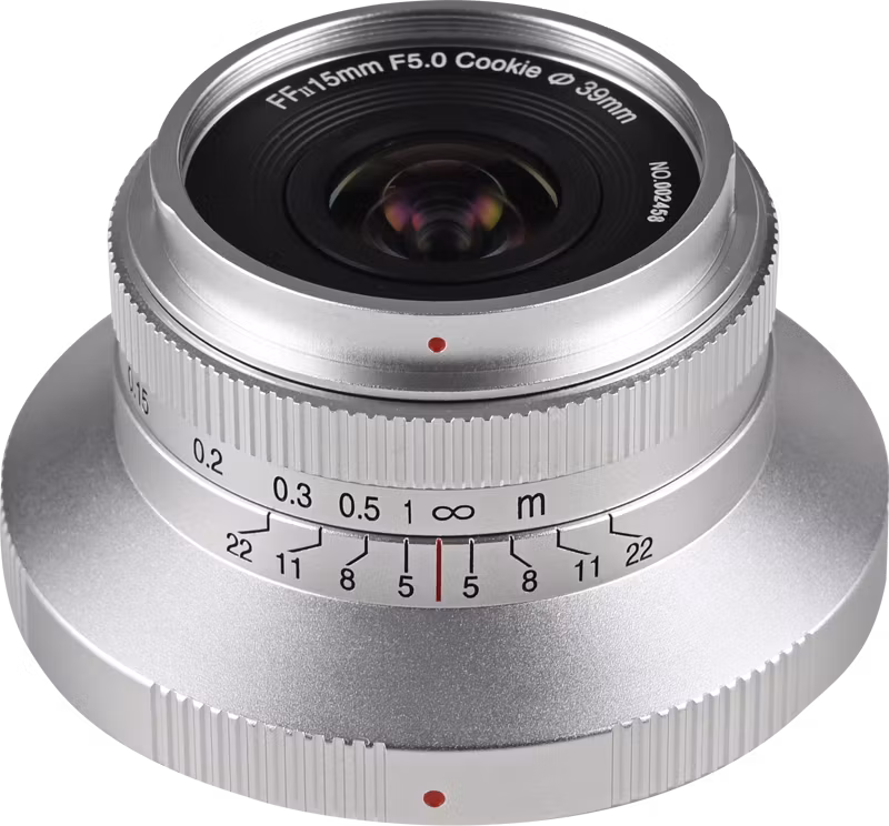 Laowa 15mm f/5 Cookie FF  (Auto Aperture - Silver) - Nikon Z