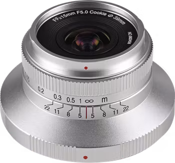 Laowa 15mm f/5 Cookie FF  (Auto Aperture - Silver) - Nikon Z
