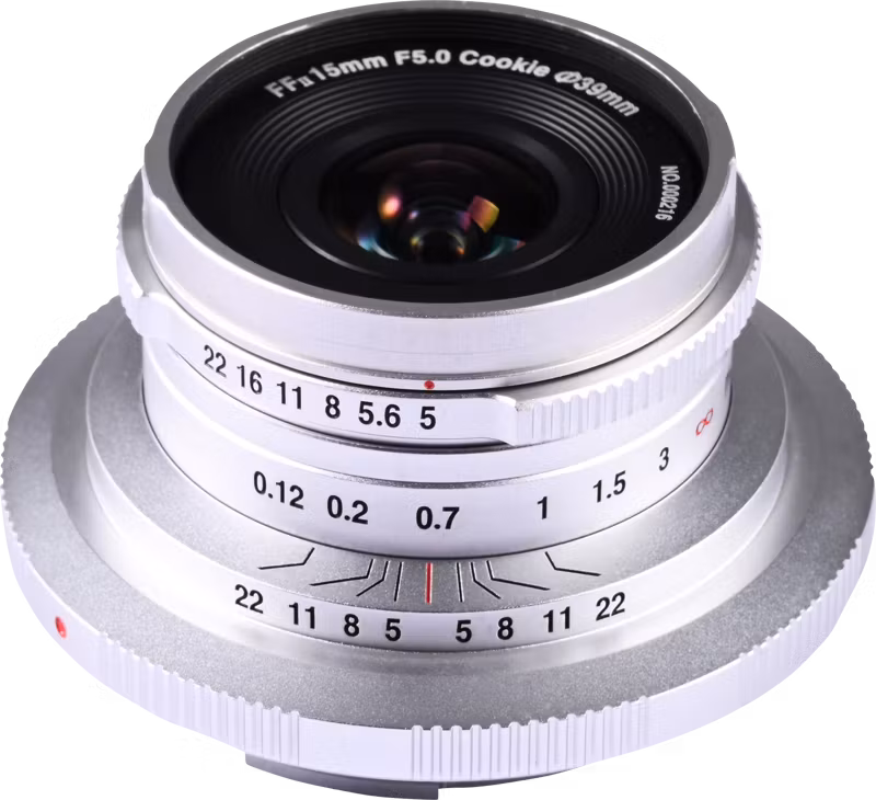 Laowa 15mm f/5 Cookie FF (Silver) - Canon RF