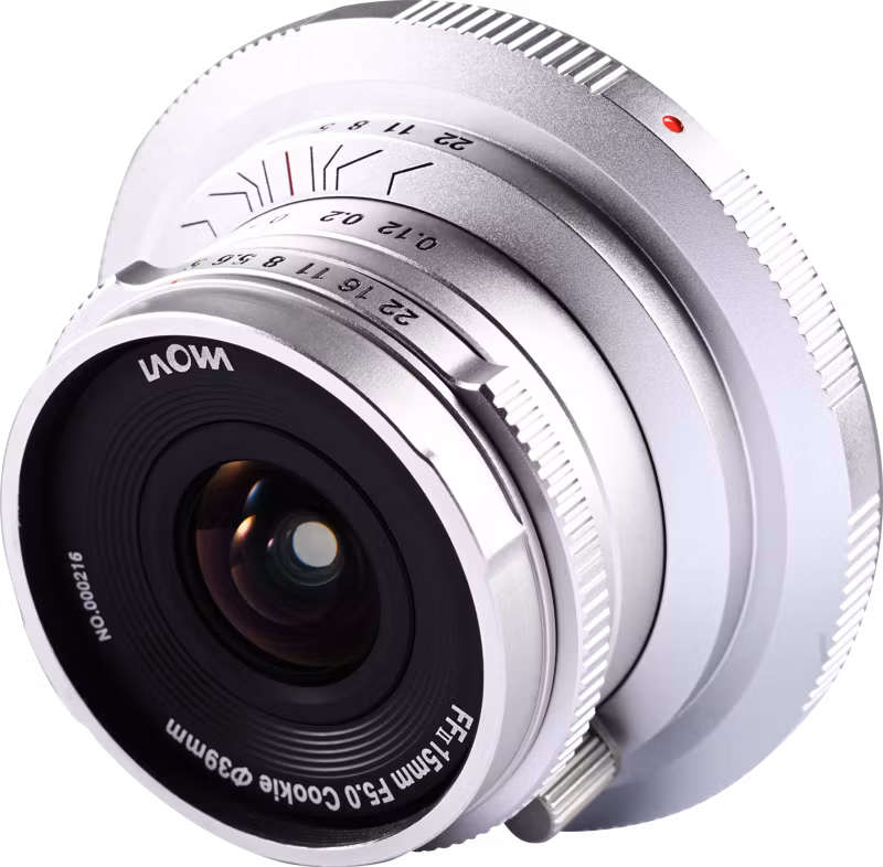 Laowa 15mm f/5 Cookie FF (Silver) - Canon RF