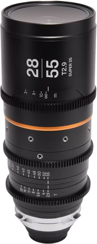 Laowa Nanomorph Zoom 28-55mm T2.9 1.5X S35 (Amber) - Arri PL