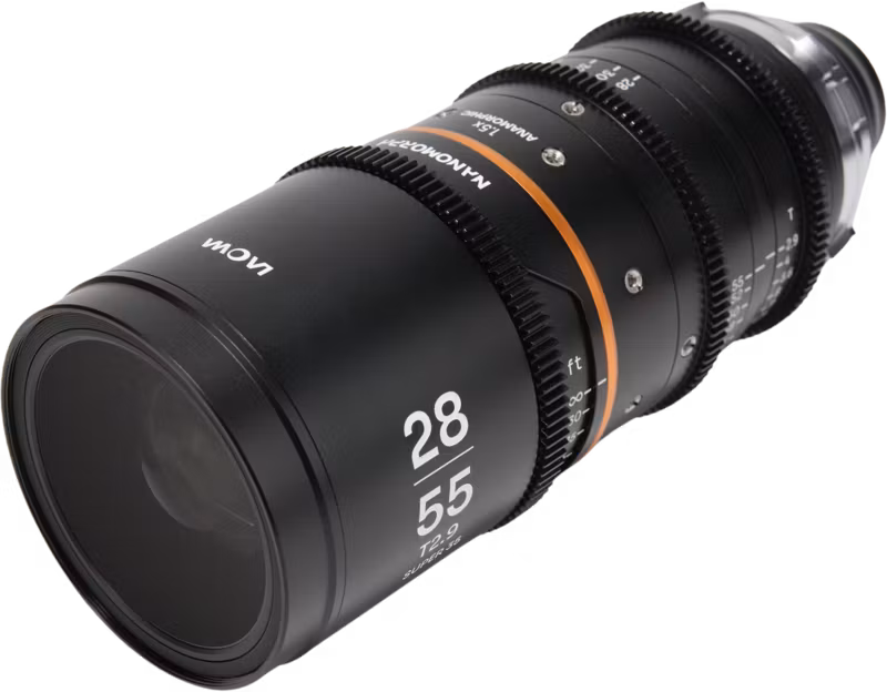 Laowa Nanomorph Zoom 28-55mm T2.9 1.5X S35 (Amber) - Arri PL