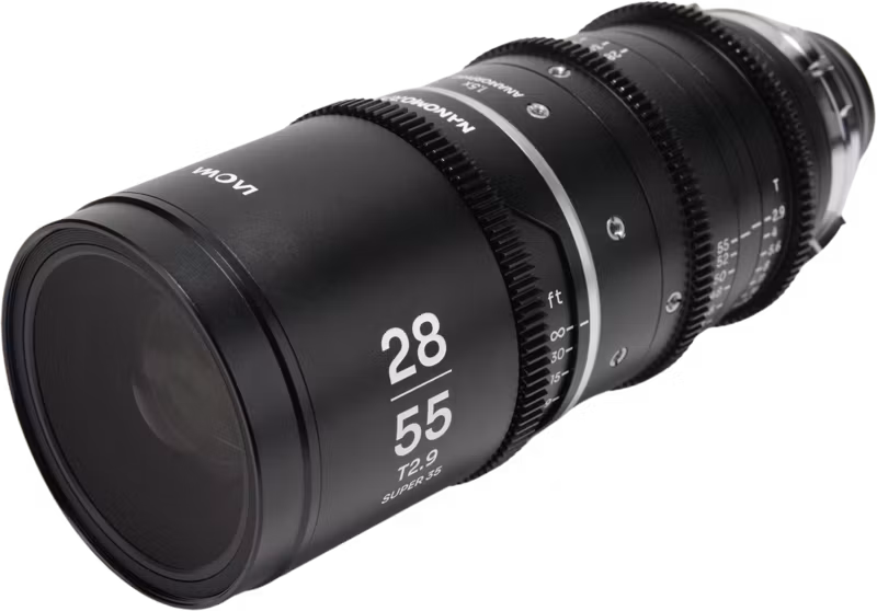 Laowa Nanomorph Zoom 28-55mm T2.9 1.5X S35 (Silver) - Arri PL