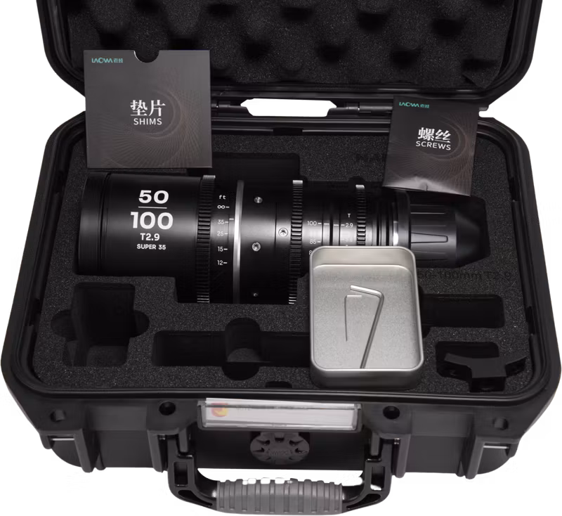 Laowa Nanomorph Zoom 50-100mm T2.9 1.5X S35 (Silver) - Arri PL