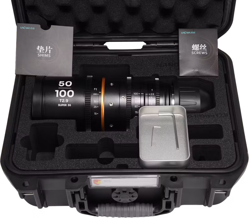 Laowa Nanomorph Zoom 50-100mm T2.9 1.5X S35 (Amber) - Arri PL
